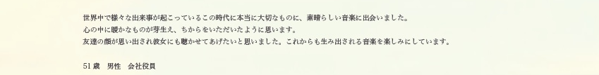 51歳　男性　会社役員の方より